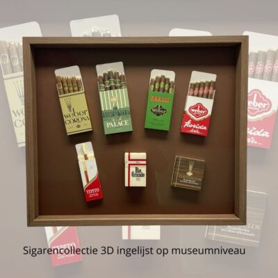 Sigarencollectie in een verdiepte objectlijst